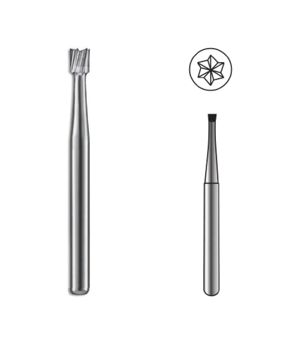 Inverted Cone Carbide Bur FG 34 by Spring Health Products