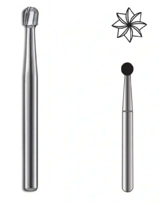 Round Carbide Bur FG 8 by Spring Health Products