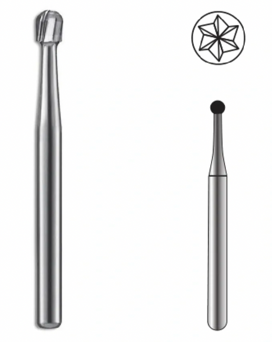 Round Carbide Bur FG 4 by Spring Health Products