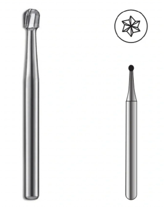 Round Carbide Bur FG 2 by Spring Health Products