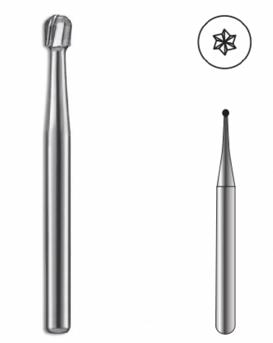 Round Carbide Bur FG 1 by Spring Health Products