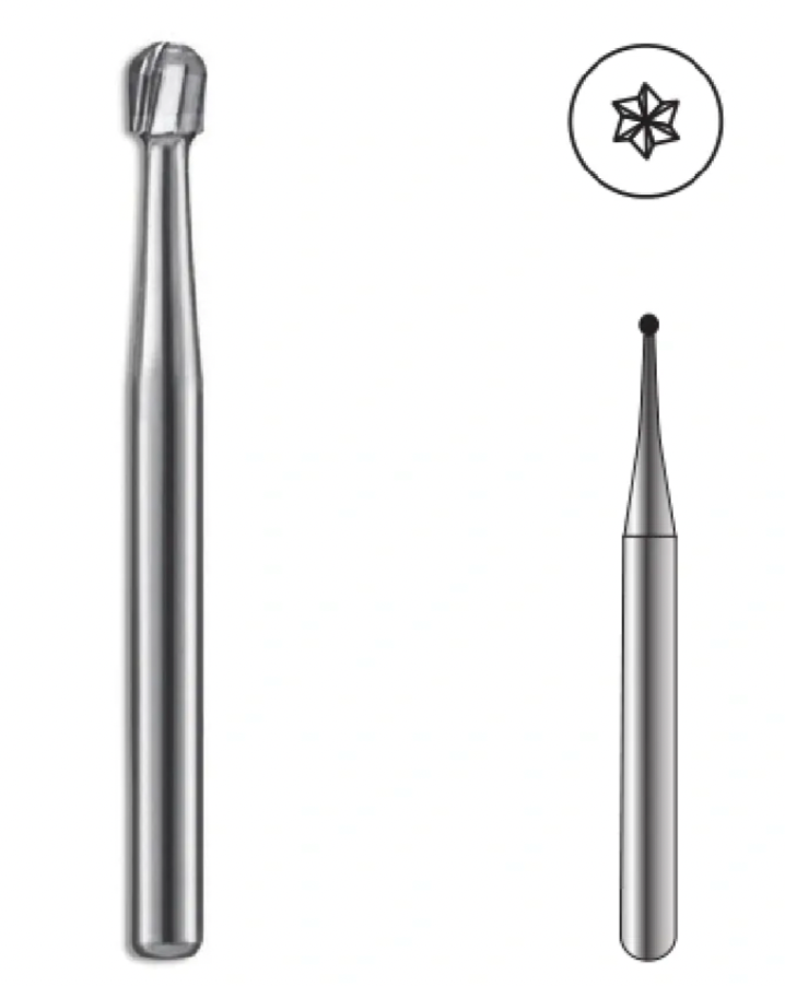 Round Carbide Bur FG 1 by Spring Health Products