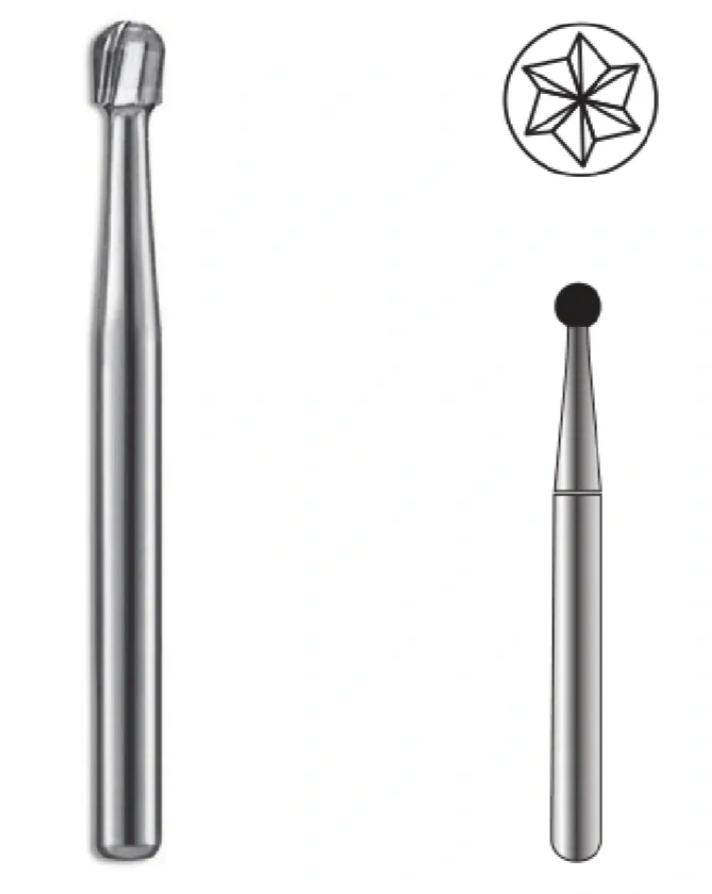 Round Carbide Bur FG 5 by Spring Health Products