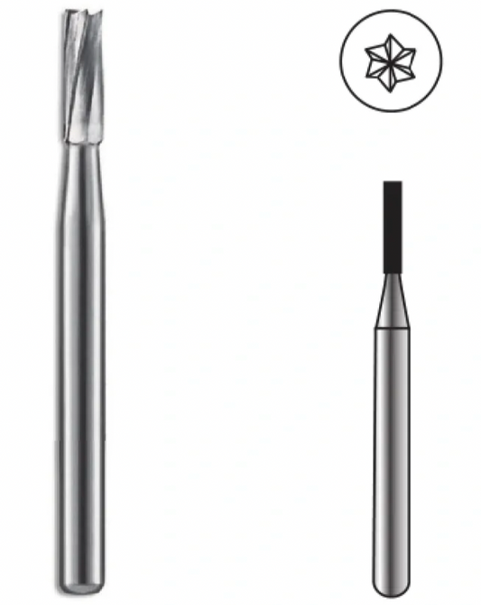 Straight Fissure Carbide Bur FG 56 by Spring Health Products