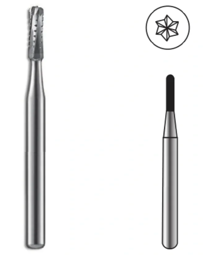 Straight Fissure Dome Carbide Bur FG 1156 by Spring Health Products