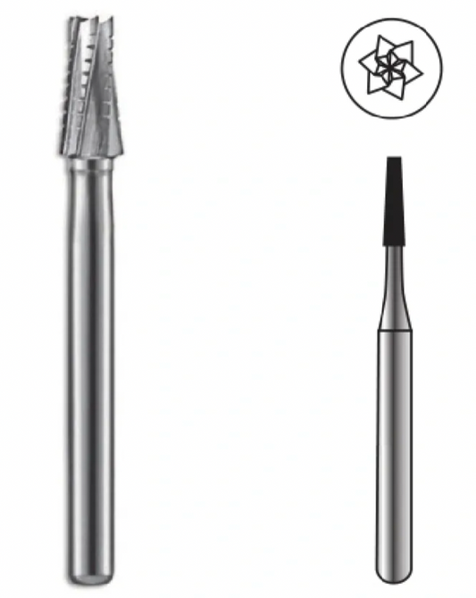 Taper Fissure Crosscut Carbide Bur FG 700 by Spring Health Products