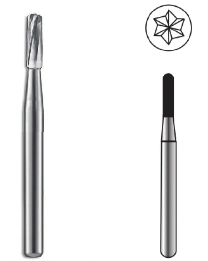 Flat End Taper Diamond Bur 