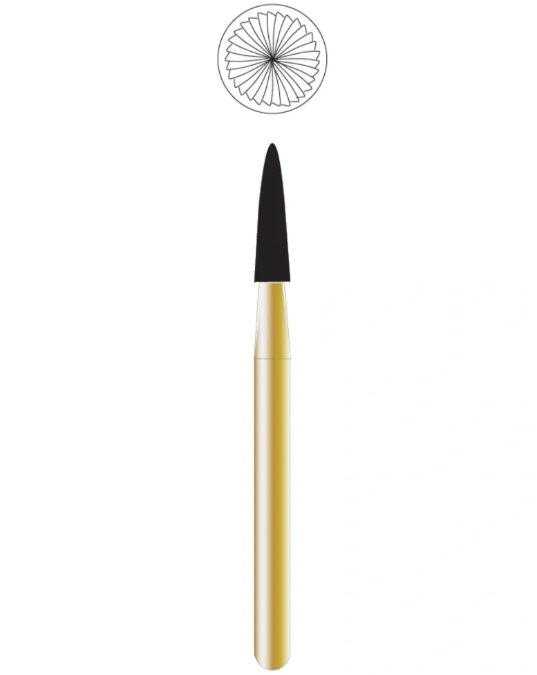Trimming & Finishing: Needle Carbide Bur FF9904 by Spring Health Products