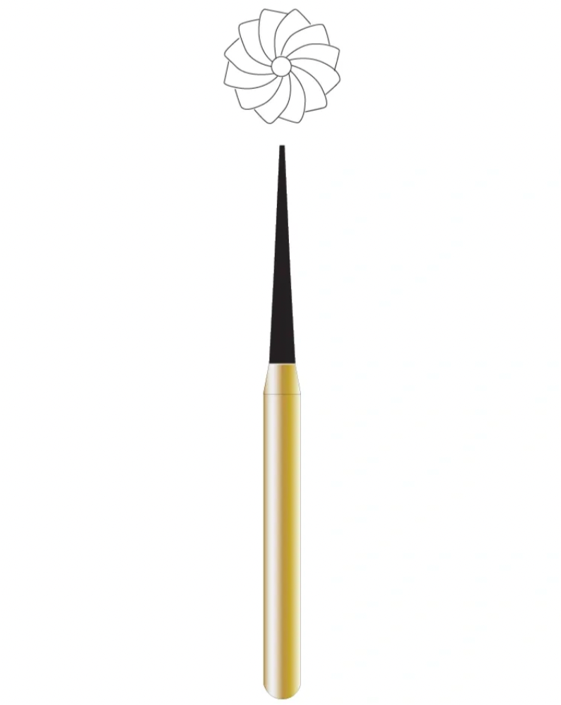 Trimming & Finishing: Straight Finishing Carbide Bur TF7714 by Spring Health Products